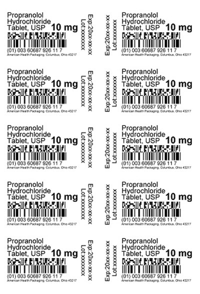 10 mg Propranol HCl Tablet Blister.jpg (10 mg Propranol HCl Tablet Blister)